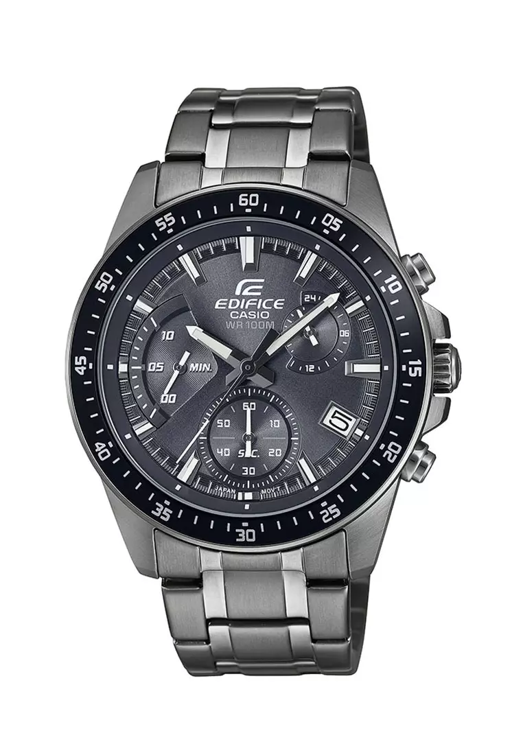 Jual Casio Casio EDIFICE Jam Tangan Pria Black Stainless Steel