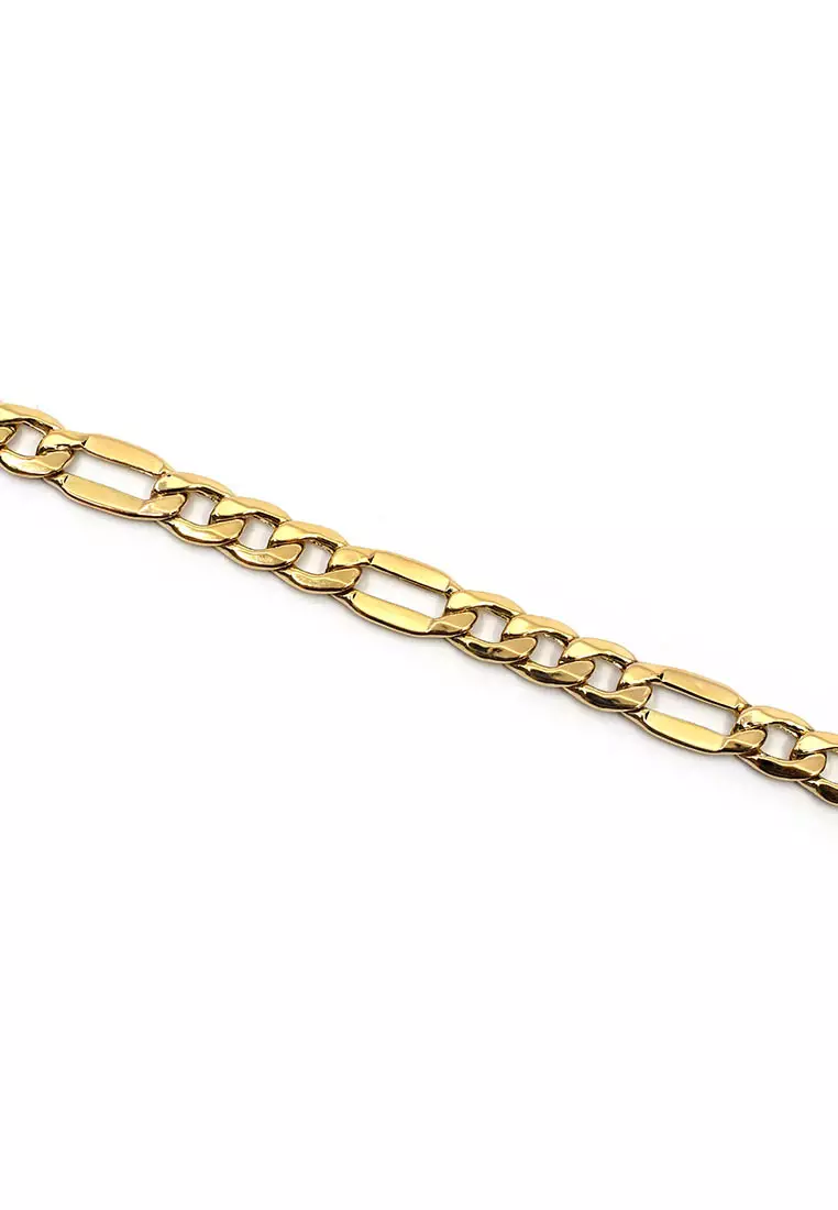 18K Italian Made Yellow Gold Bracelet