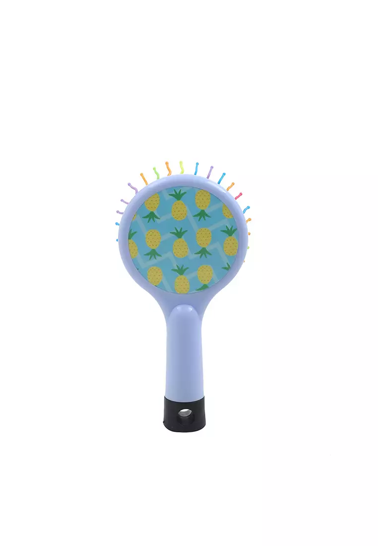 L.Blend Rainbow Hair Comb Pineapple Pattern Type J Light Blue