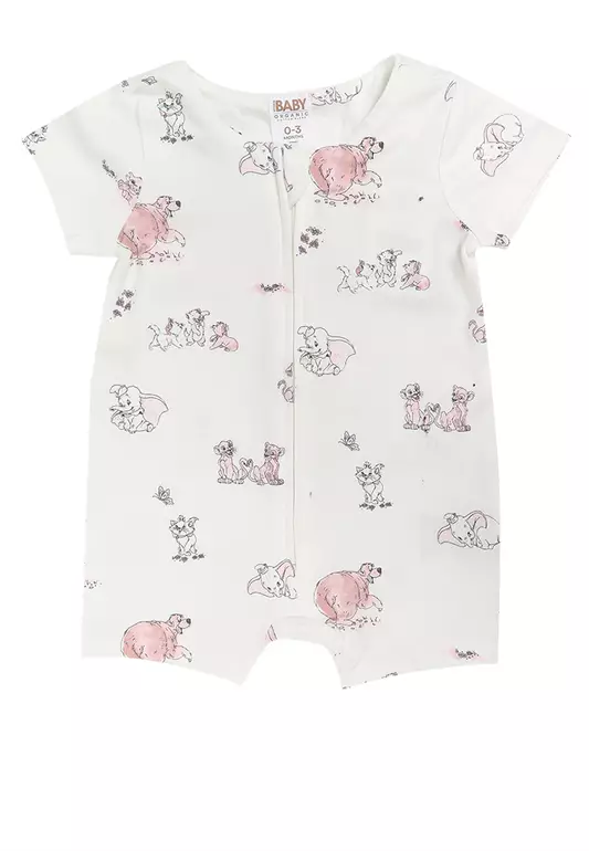 The Short Sleeve Zip Romper License