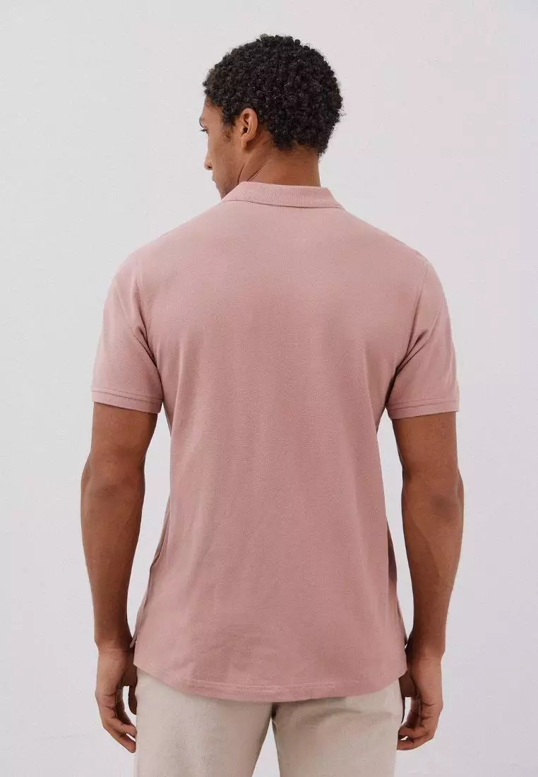 Basic Piqué Polo Shirt