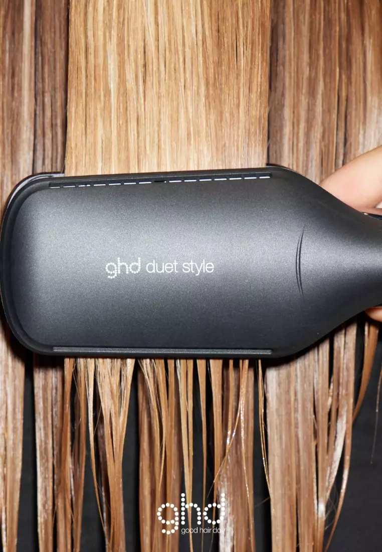 ghd Duet Style Hot Air Styler Wet to Dry Black - Catokan Pelurus Rambut