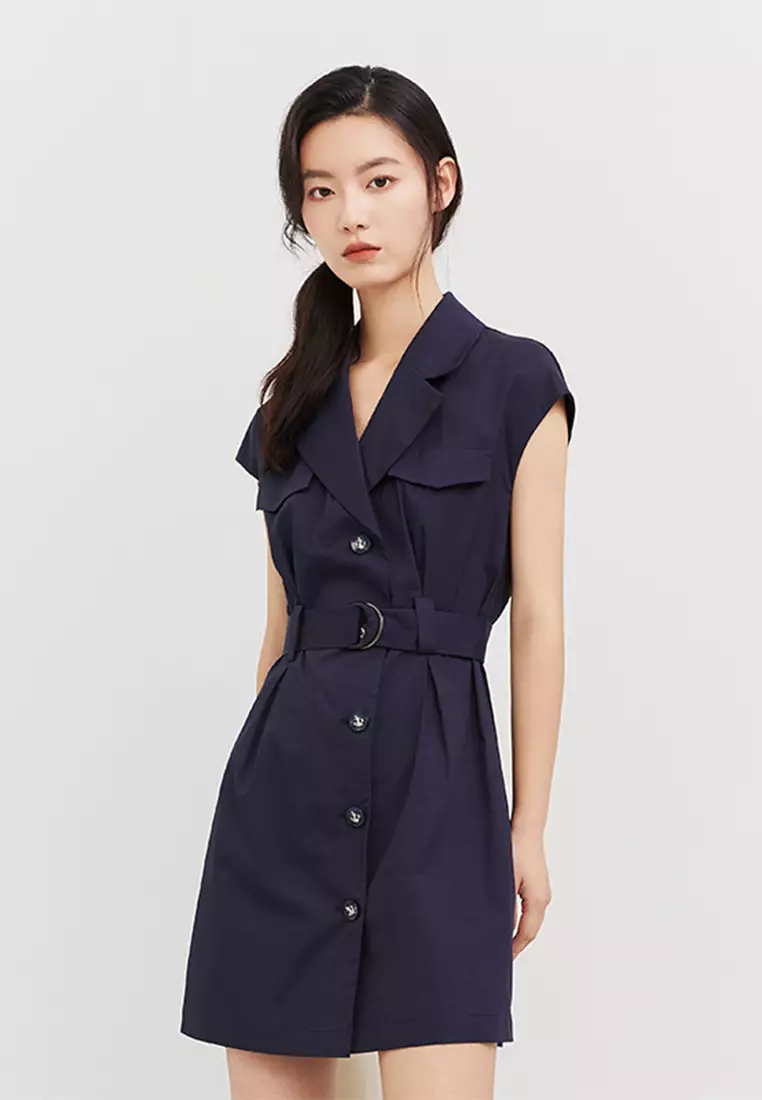Utility Midi Shirt Dress