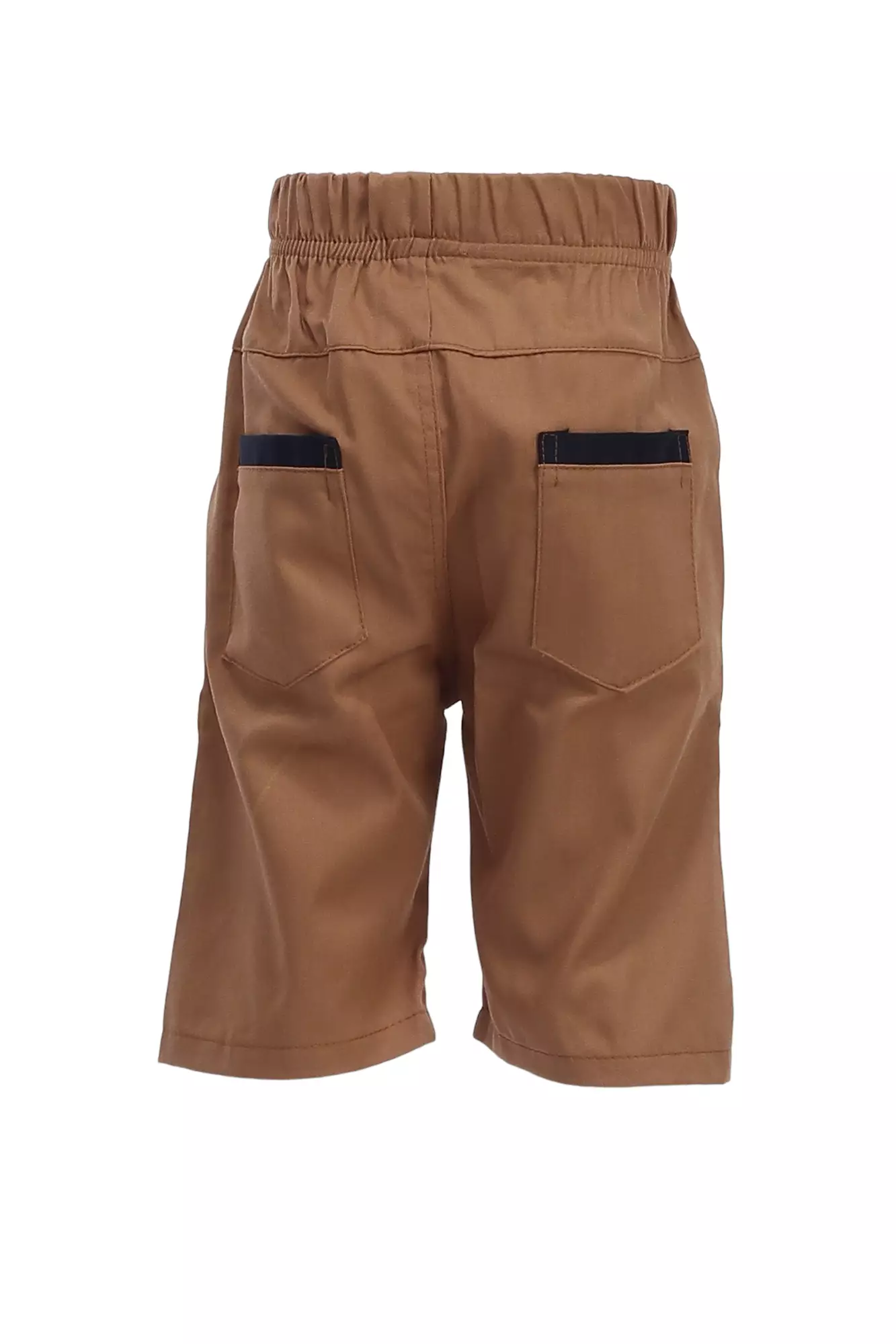 Heather Celana Pendek Kasual Anak Laki-laki Motif Polos Kids Short Pants Material Cotton ORIGINAL - Mocca