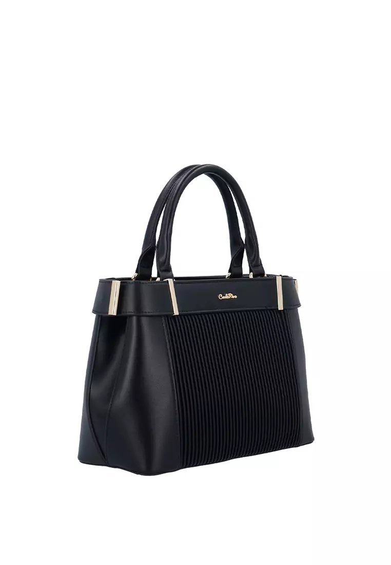 CR Livia Top Handle Bag - Black