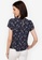 ZALORA WORK multi Gathered Neck Keyhole Top FE77BAA23AFAB5GS_2