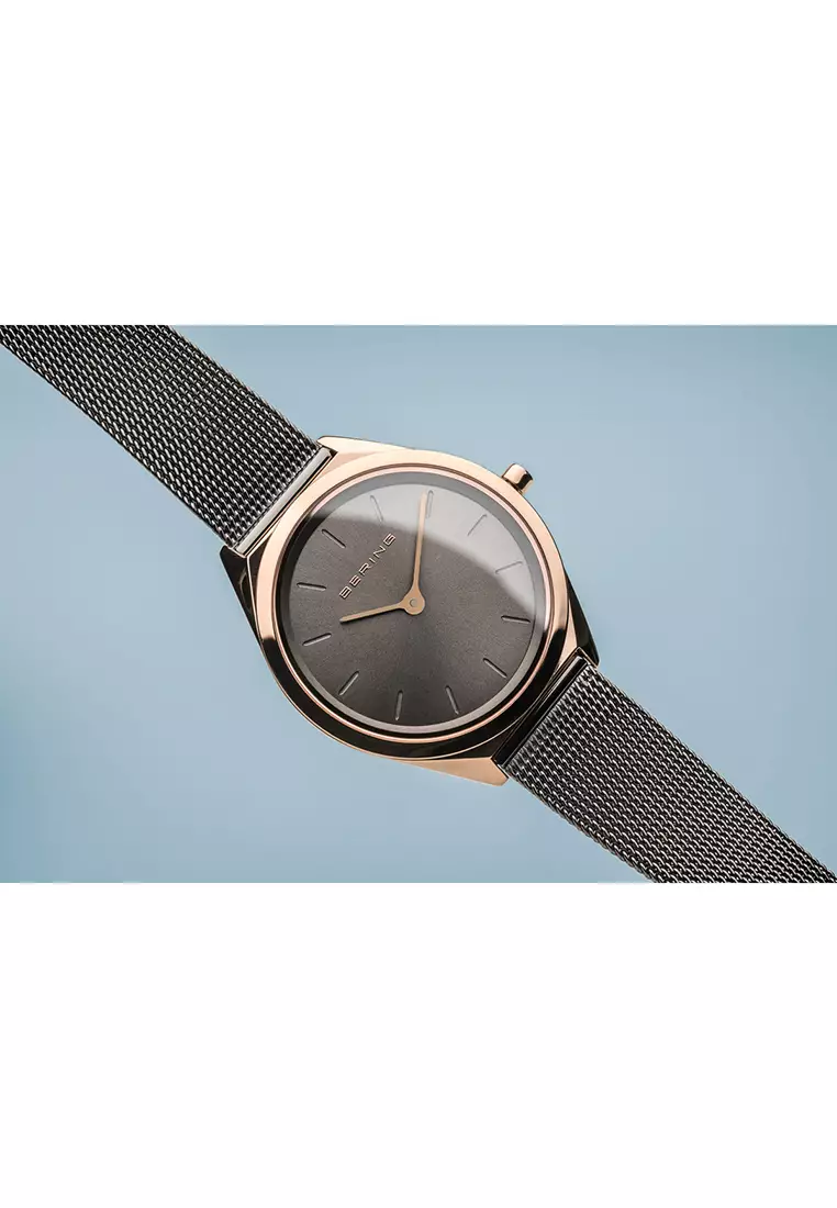 線上選購Bering Bering Ultra Slim Grey Unisex Watch (17031-369