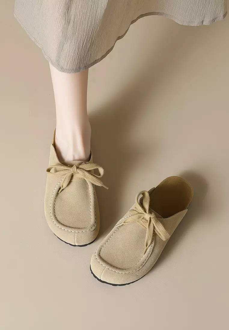 繫帶絨面勃肯鞋 WW959-23