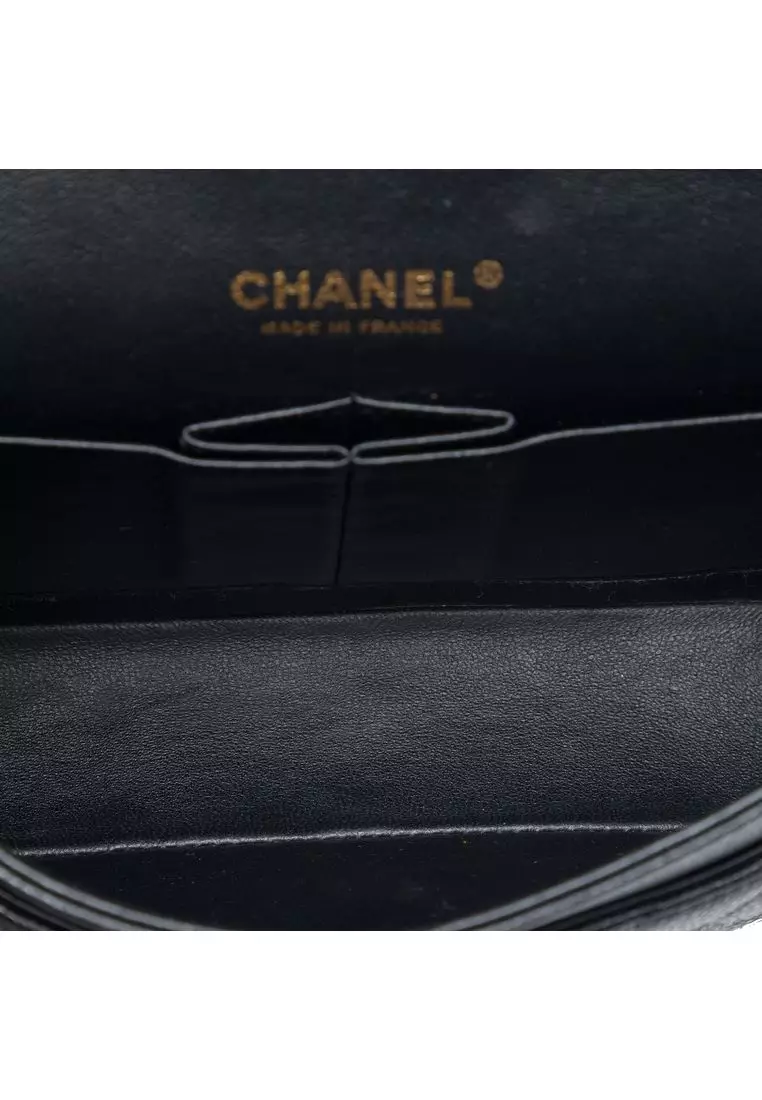 Pre-Loved Chanel Medium Classic Caviar Double Flap