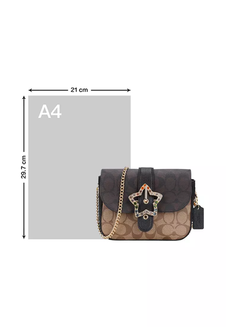 Buy Coach COACH Women's PVC and leather oneshoulder crossbody Bag