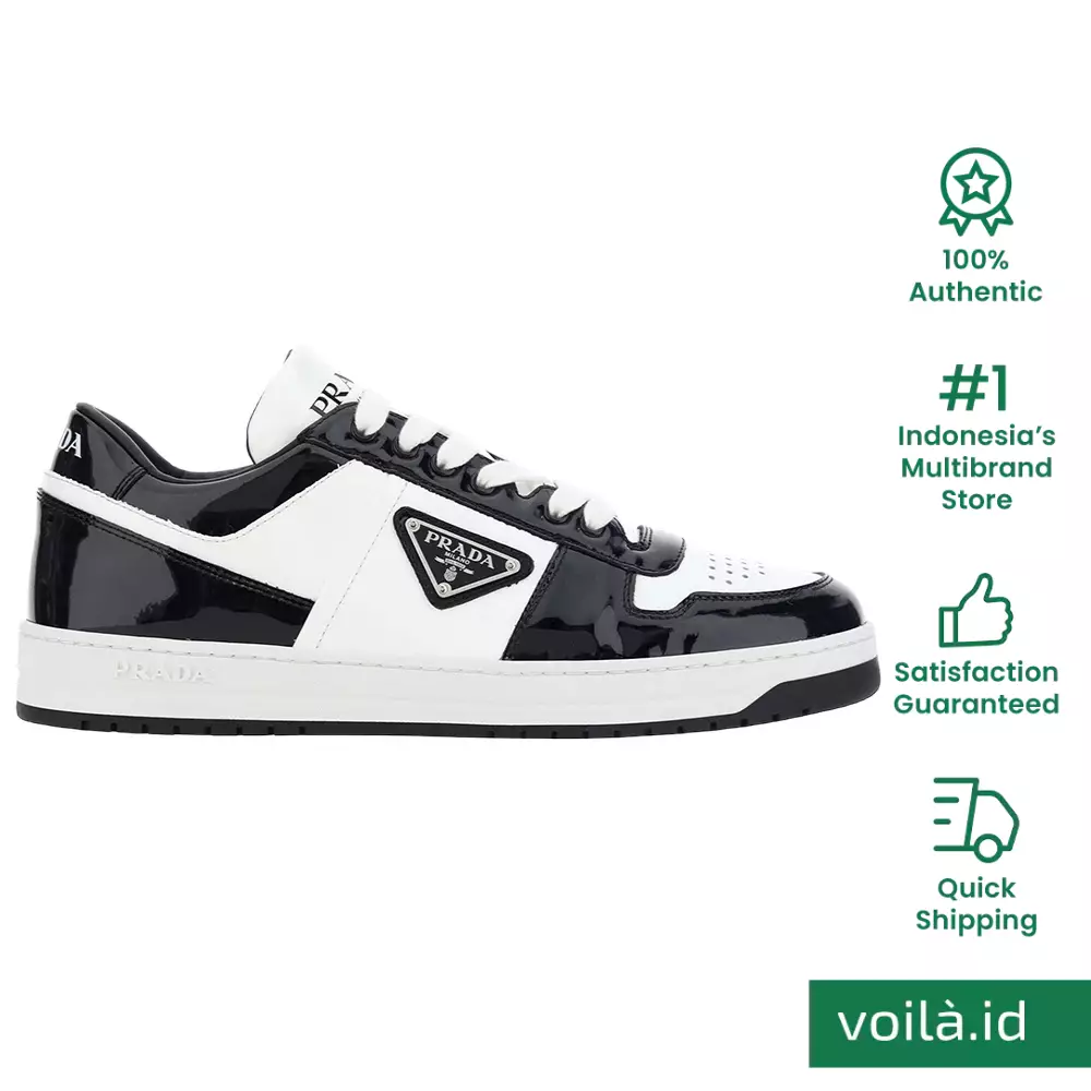 Black and discount white prada sneakers