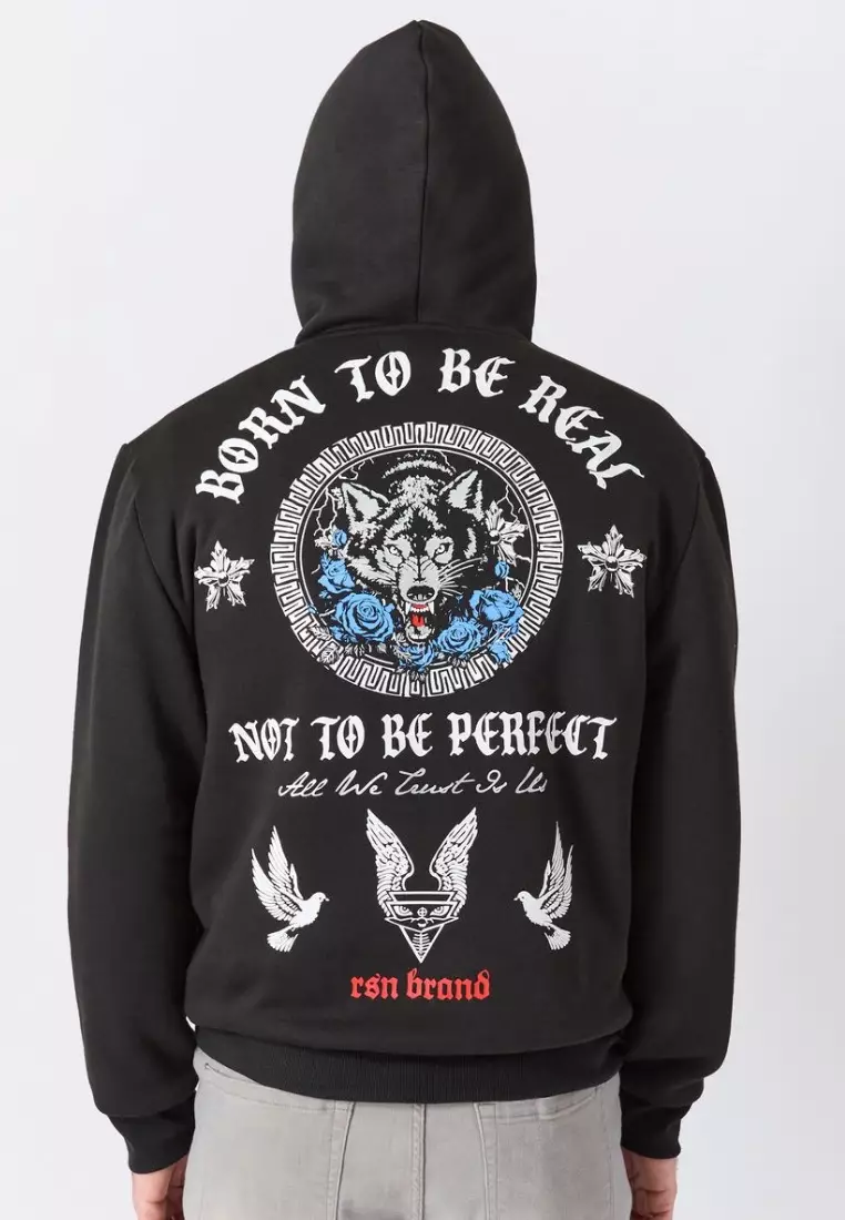 纽约市街头服饰 - TRUST NO 1 - 连帽衫 - 黑色