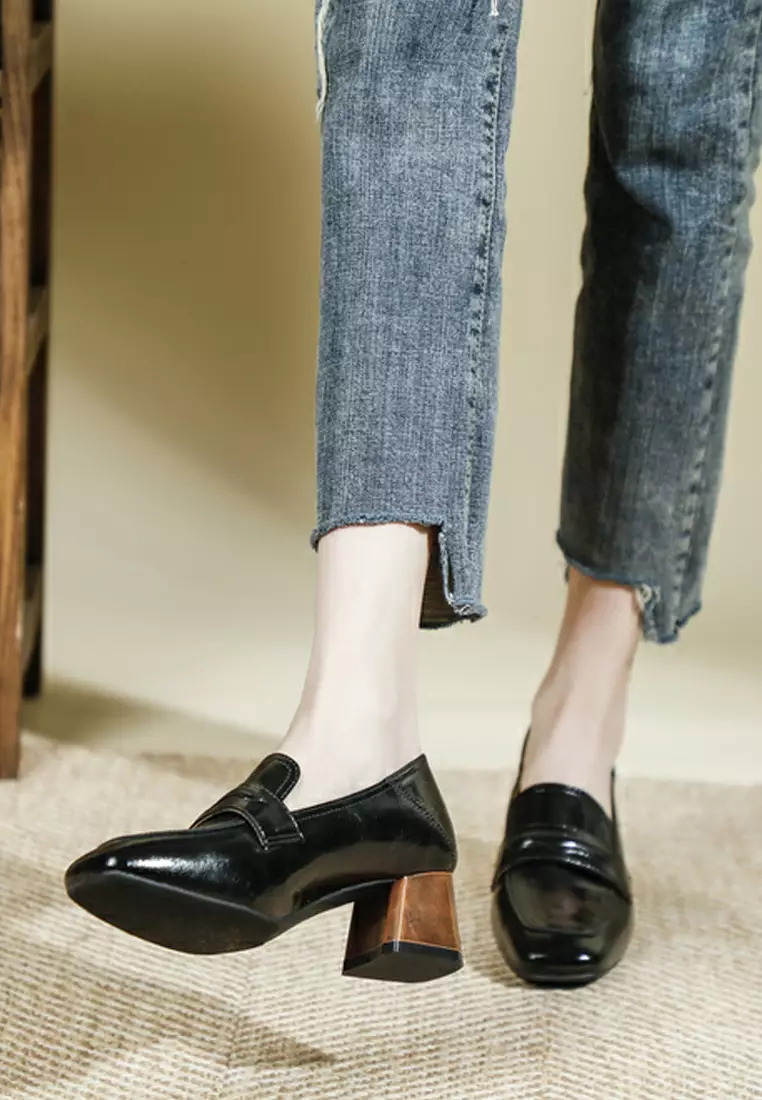 4CM Penny Leather Loafer TE6988-2