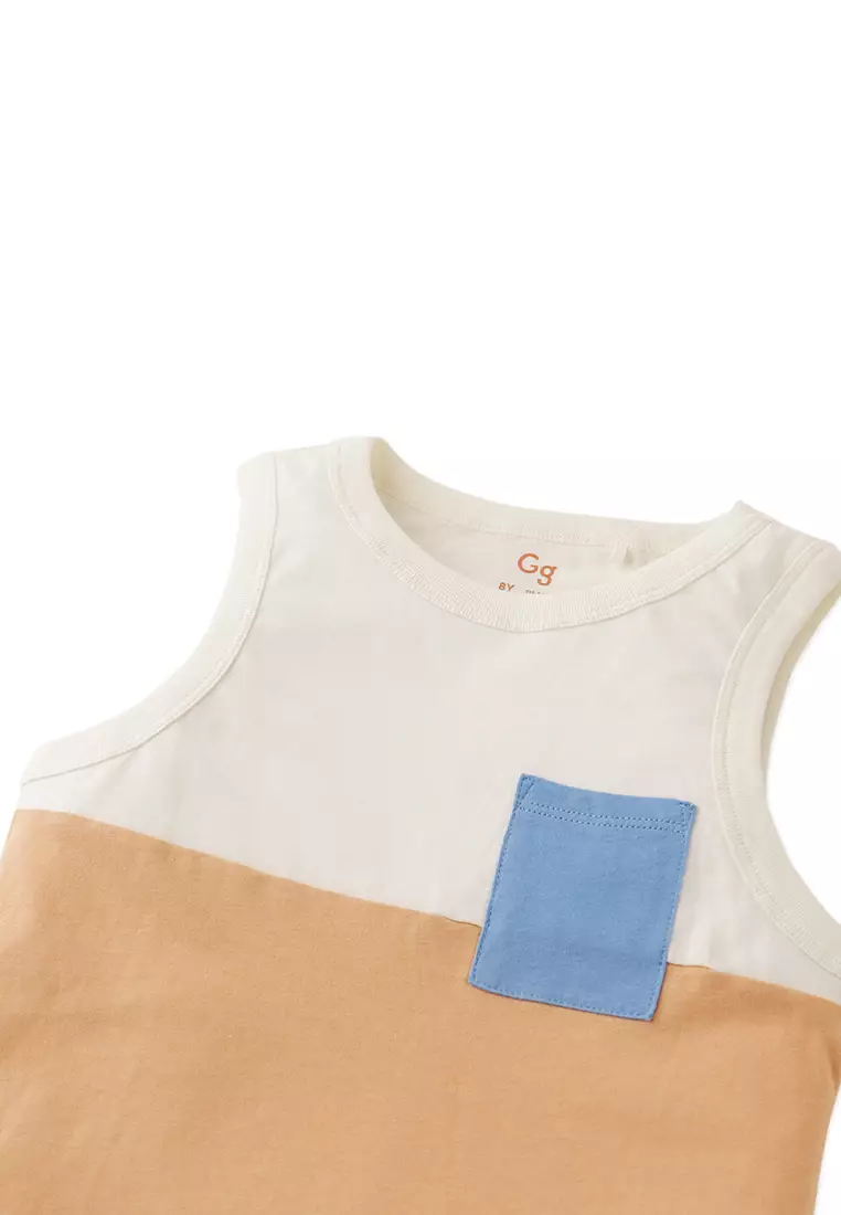Soren Colorblock Tank With Pocket
