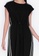 ZALORA BASICS black Drop Shoulder Dress with Contrast Tape 78956AAB0B48D6GS_3