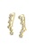 Her Jewellery gold Octa Circle Earrings (Yellow Gold) - Made with premium grade crystals from Austria A2637AC2BCAE87GS_3