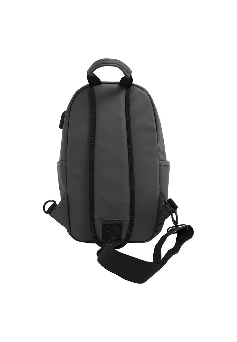 3Second Men's Sling Bag USB Port Gena OL-C110225