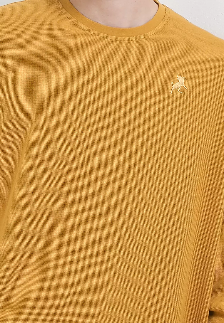 Waffle Bone Combed T-shirt KSLL2498