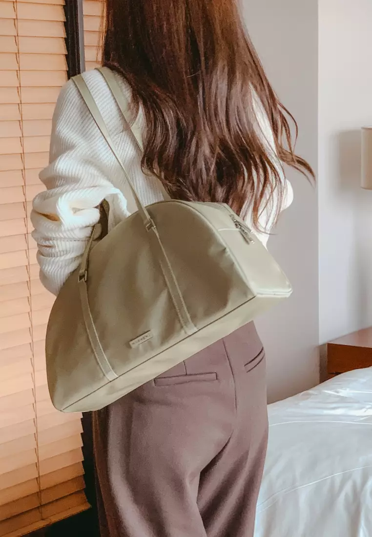 ALICE Nylon Crossbody Bag Beige
