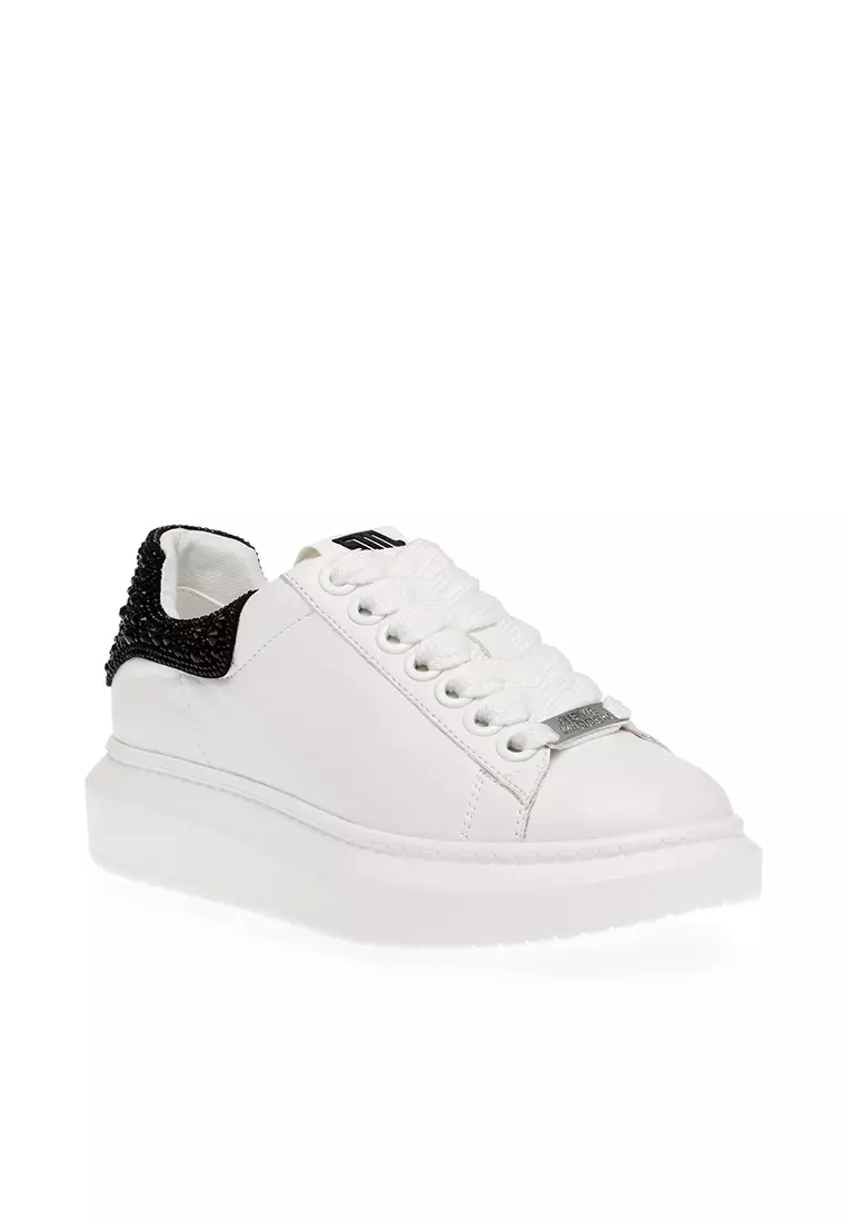 Buy Steve Madden GAZE-R WHITE/BLACK SNEAKERS Online | ZALORA Malaysia