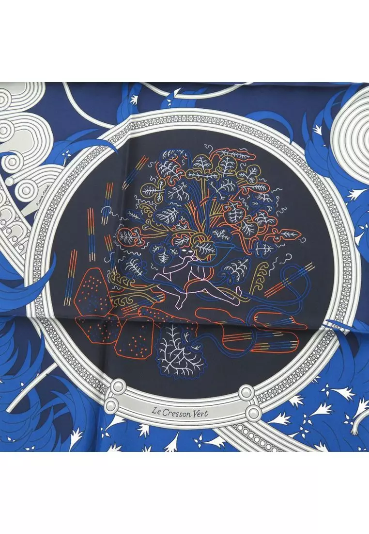 Pre-Loved Hermès Legende Brodee Silk Scarf