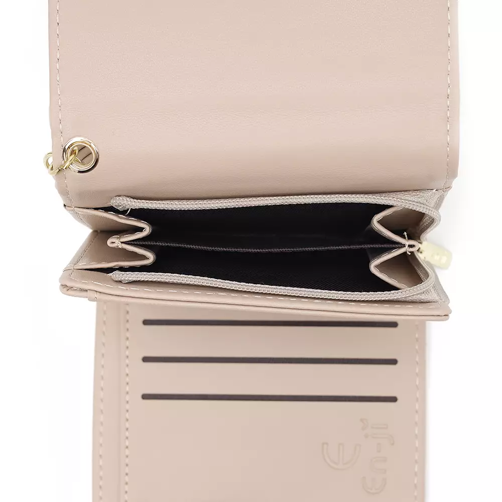 En-ji Soji Wallet Dompet Wanita Warna Ivory
