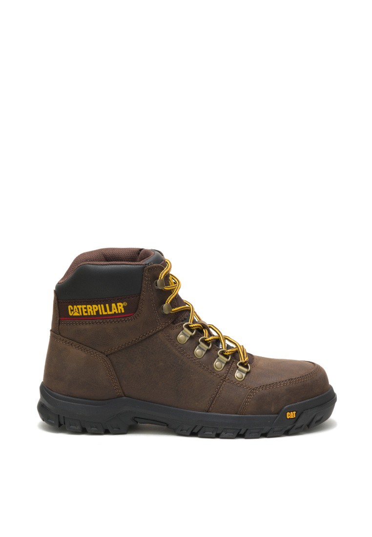 Caterpillar Men's OUTLINE Steel Toe Work Boot - Seal Brown (P90803)