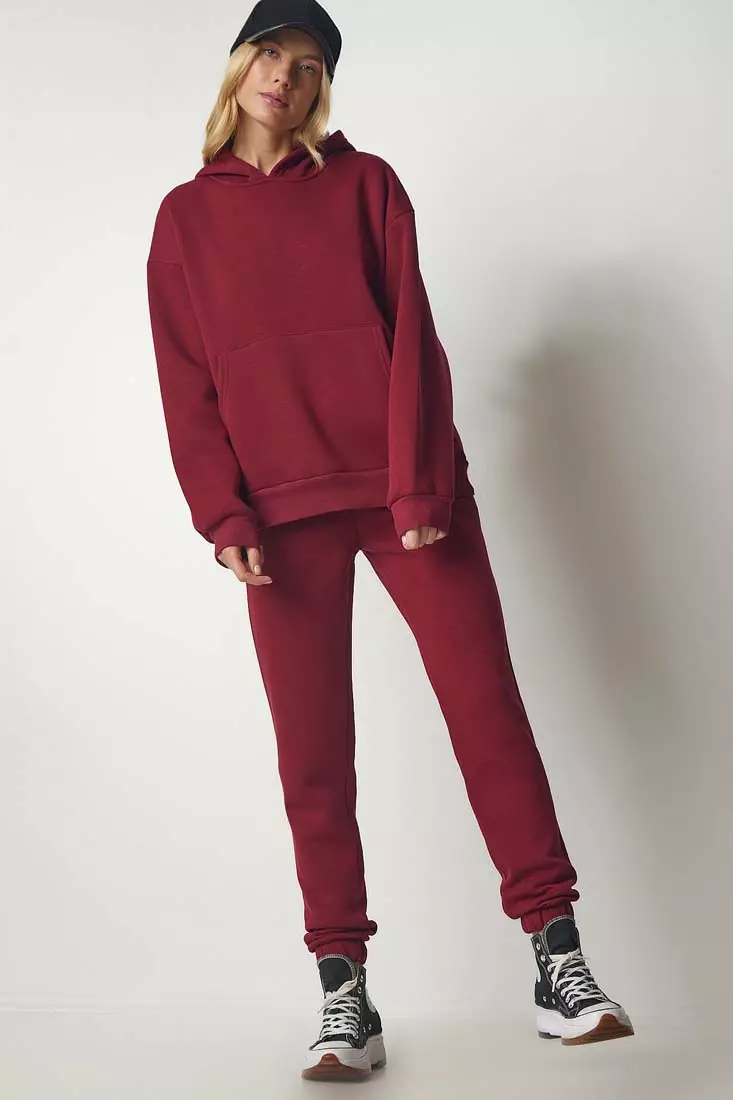 Hooded Fleece Tracksuit Set