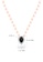 Aquae Jewels white Necklace Empress Pearls on 18K Gold, Diamonds & Precious Stones - Emerald - Sapphire - Ruby - Onyx - White Gold,Onyx,Rose Pearl D0C20AC29D878FGS_1