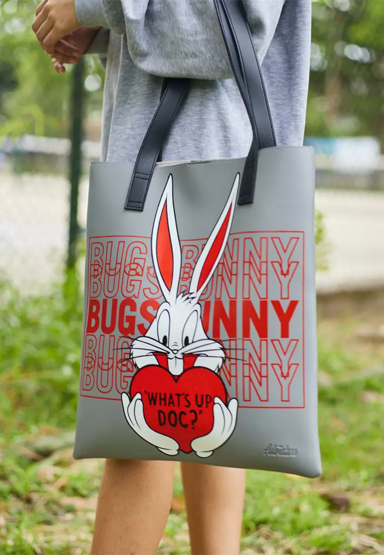 Looney Tunes Collection Vegan Leather Tote Bag Sylva Bugs Bunny