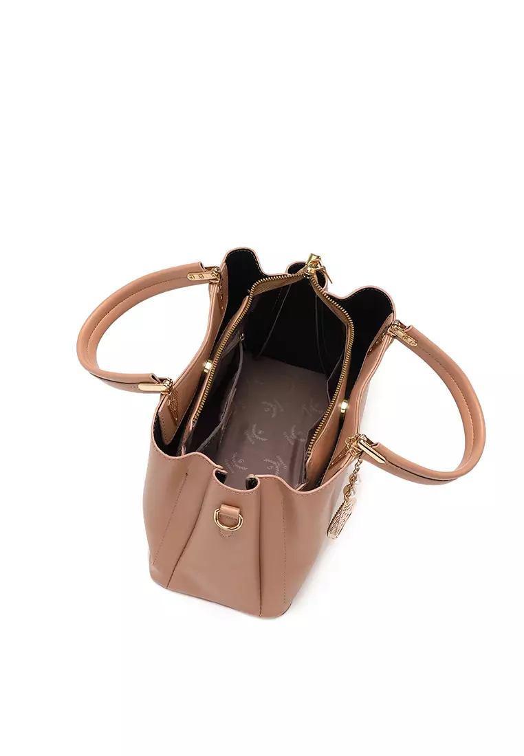 GYKACO LISA  Khaki - Tas Wanita Hand bag - Fashion Top Handle Bag (Import)