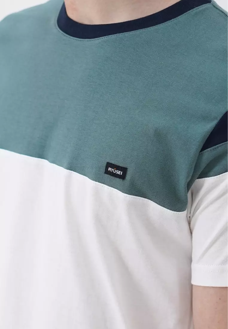 Ryusei Kaos Pria Hakata CMB Dusty Green