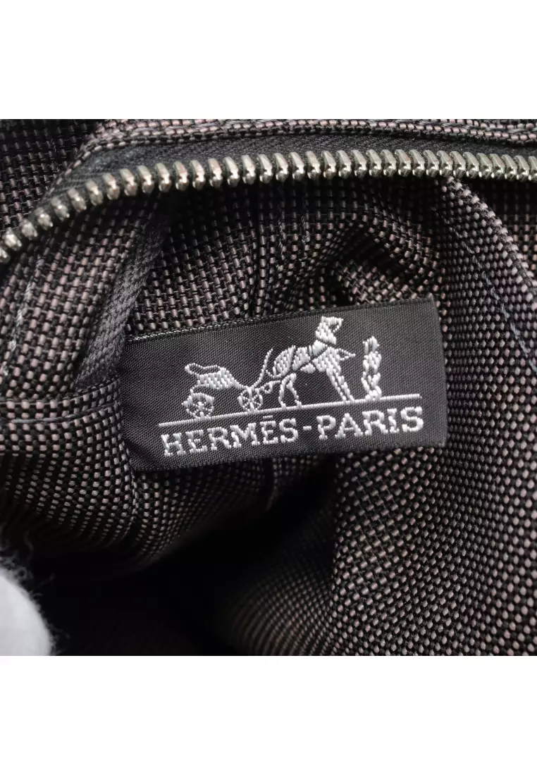 Authenticated Used Hermes Bag Yale Line Tote GM Gray Handbag Women's Men's Canvas  HERMES 