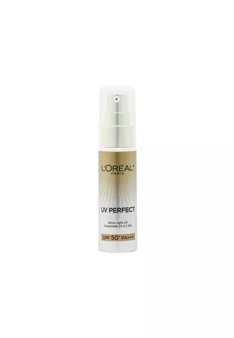 LOreal SPF50+ PA+++ UV Perfect Ultra Light UV Sunscreen [H.A.] Gel 30ml 30ml