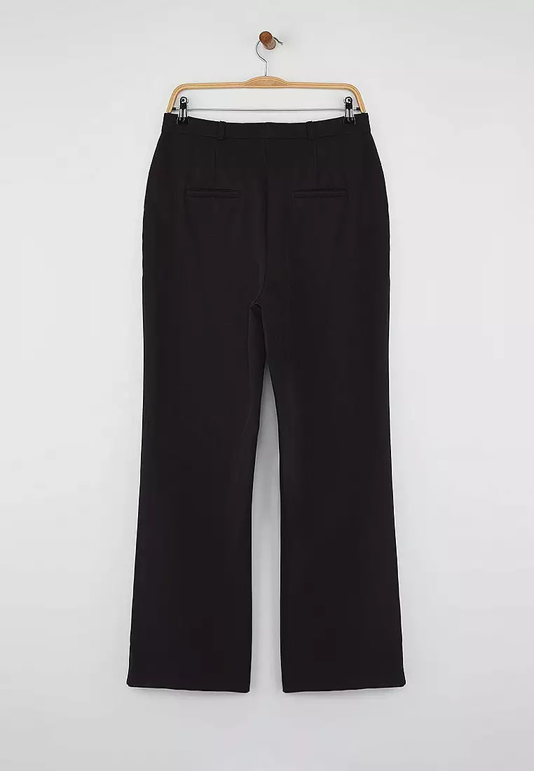 Woven Fabric Plus Size Trousers