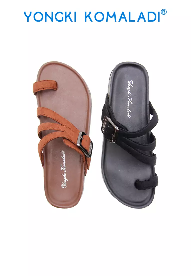 YONGKI KOMALADI KHAYA SANDAL OL-KVN4696-BE HITAM