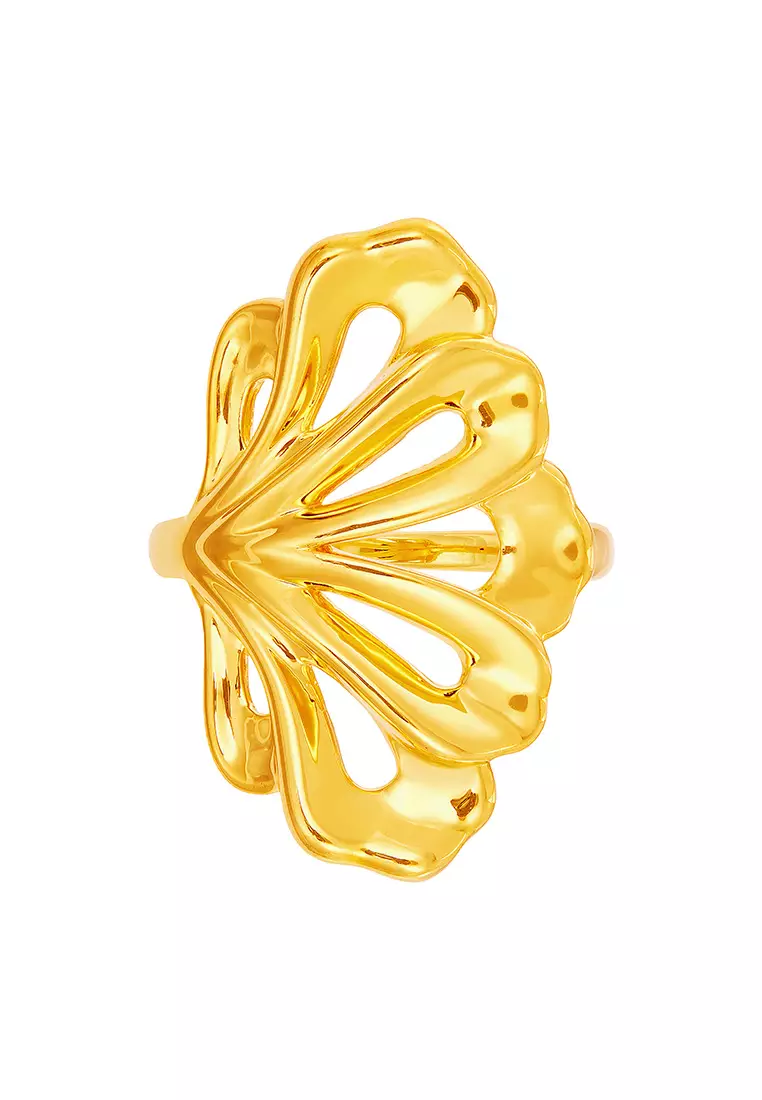 Buy HABIB HABIB 999\/24K Yellow Gold Ring 9GR01350825 Online | ZALORA Malaysia