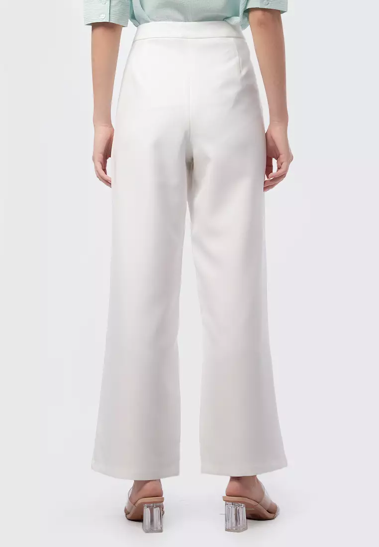 Pleated Wide Leg Pants