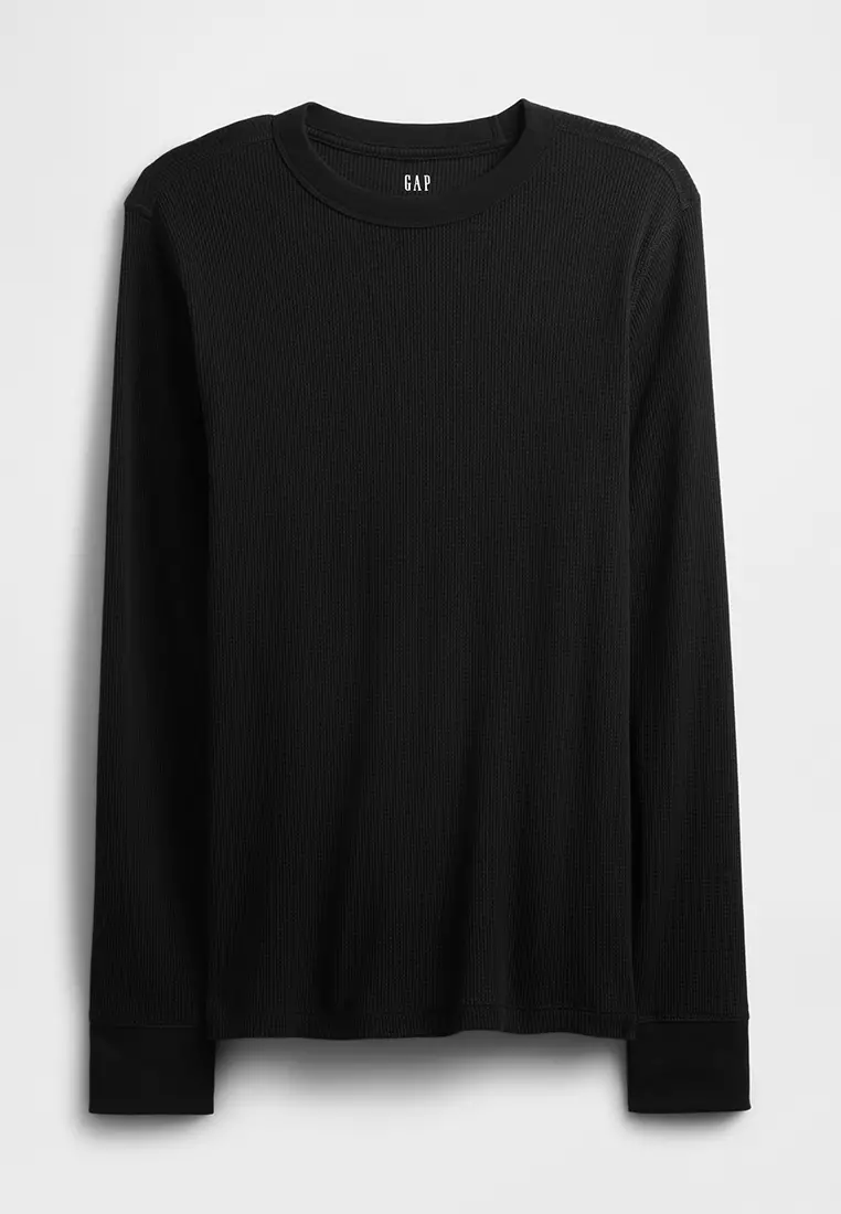 Waffle Crew Neck Sweater