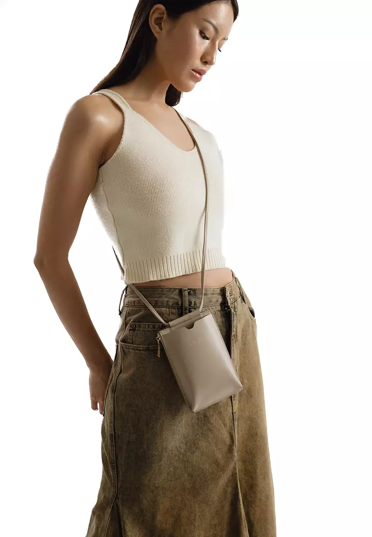 Strap Phone Pouch - Grey Khaki