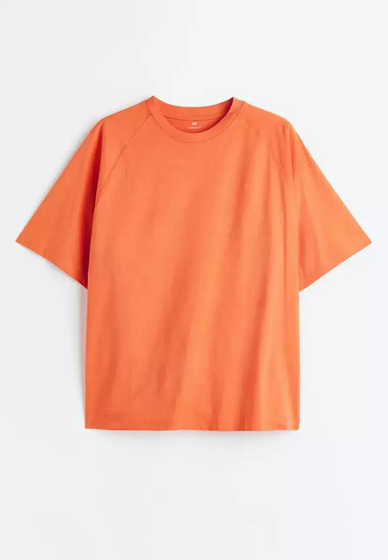 Buy H&M Oversized Fit Cotton T-Shirt Online | ZALORA Malaysia