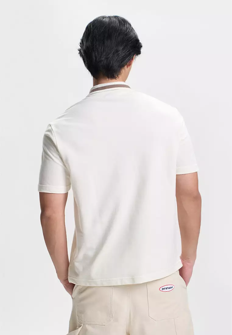 Relaxed Fit Polo with Tipping