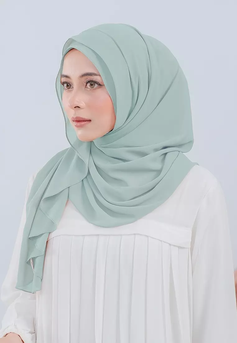 HIJAB INSTAN LUBNA - CYAN