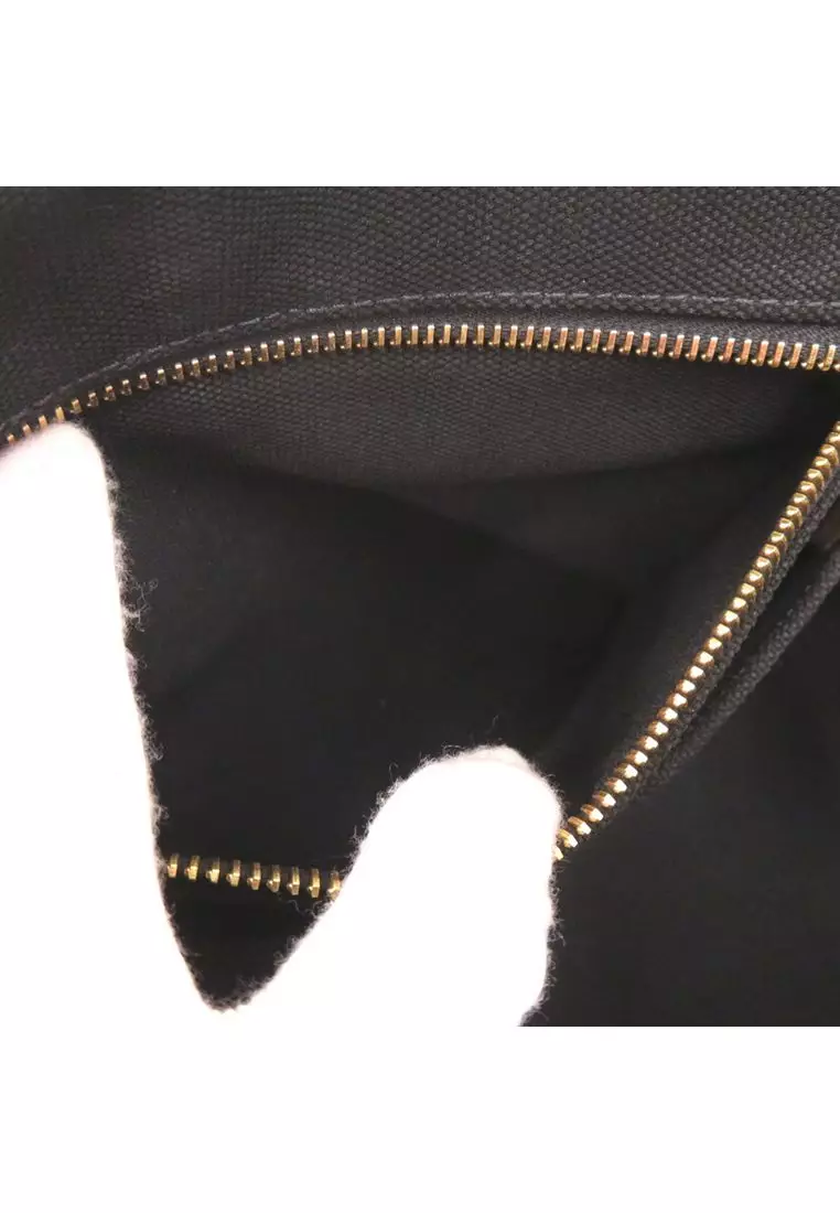 Pre-Loved Prada Canvas Canapa Logo Satchel