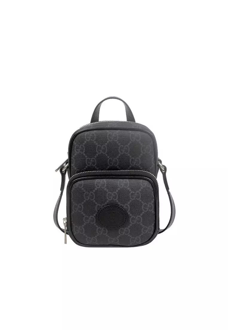 Men's gucci pouch sale sale