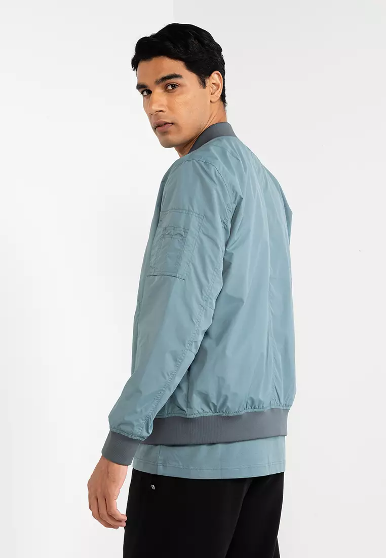 Calvin klein nylon bomber sale jacket