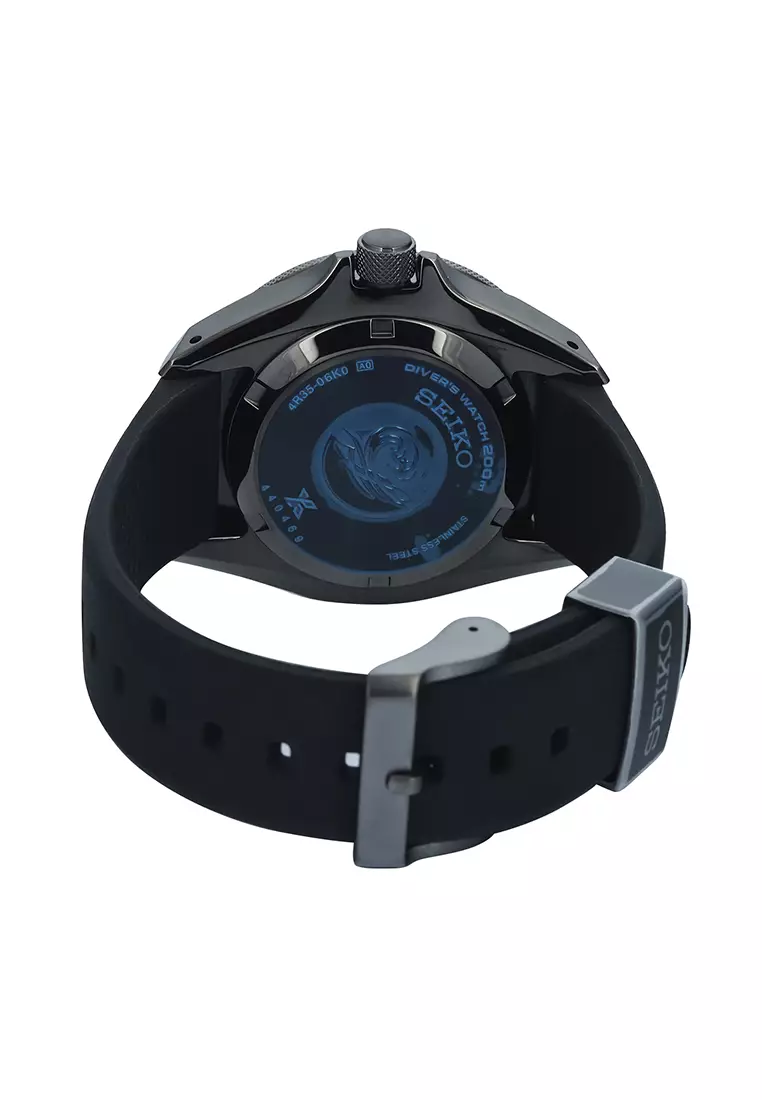Seiko Prospex SRPL15K1 Automatic Diver’s - Jam Tangan Pria - Black Dial - Black Sillicon Strap