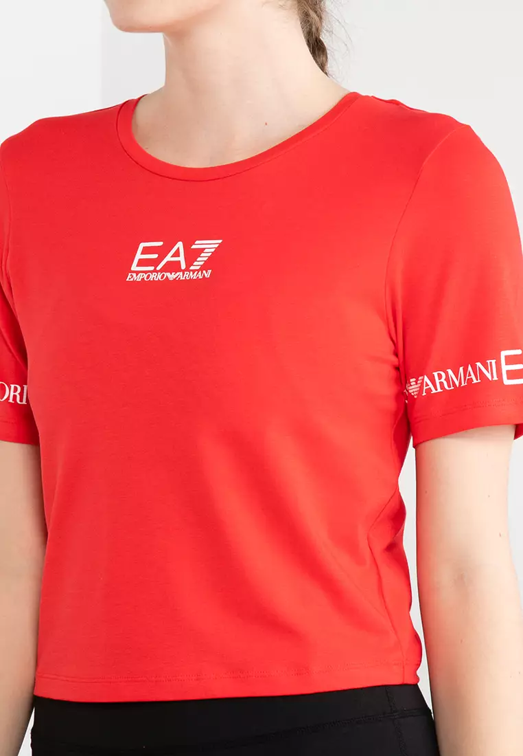 Buy EA7 Logo T Shirt 2023 Online ZALORA Singapore