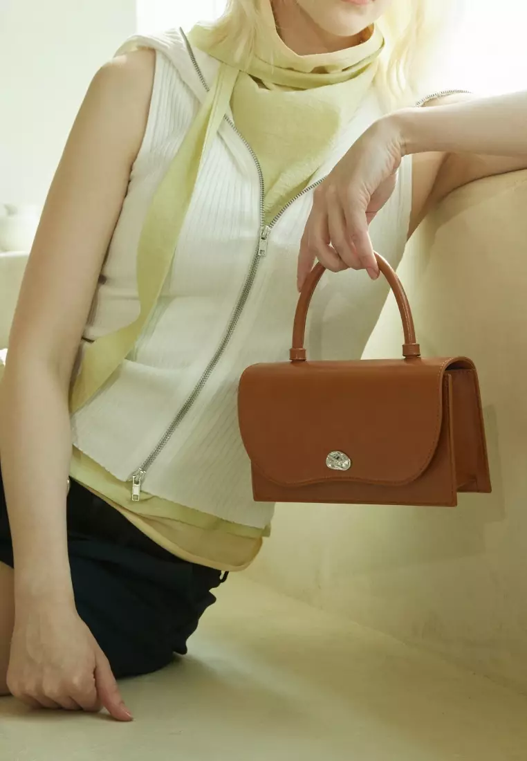ARCH Vegan Leather Crossbody Bag Cinnamon