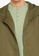 ZALORA BASICS brown Strap Zipper Hooded Jacket 2703BAA5AA05B8GS_3